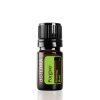 A small doterra essential oil bottle labeled "forgive" with a green and black design, against a white background, containing one of the best essential oils.